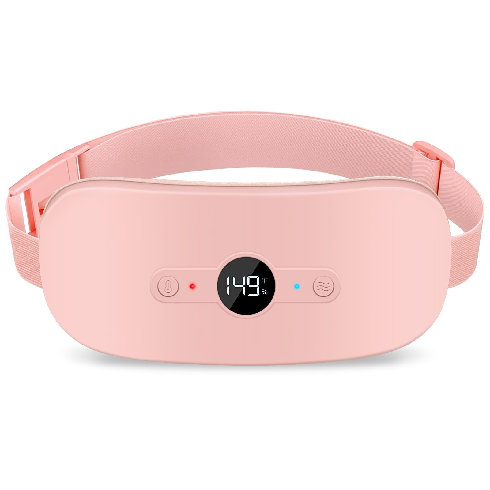 NOWWISH cordless heating pad for period cramps pink