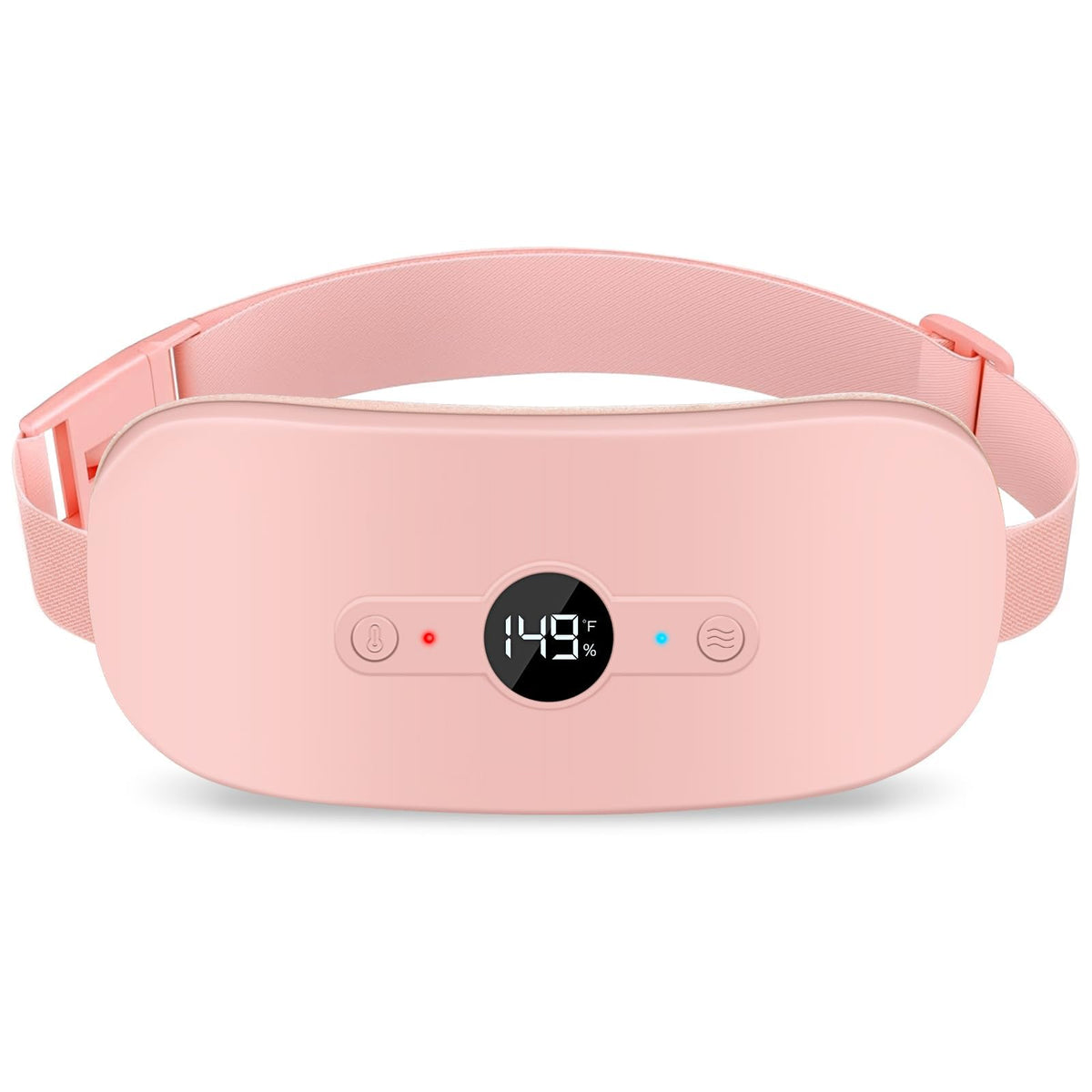 NOWWISH cordless heating pad for period cramps pink