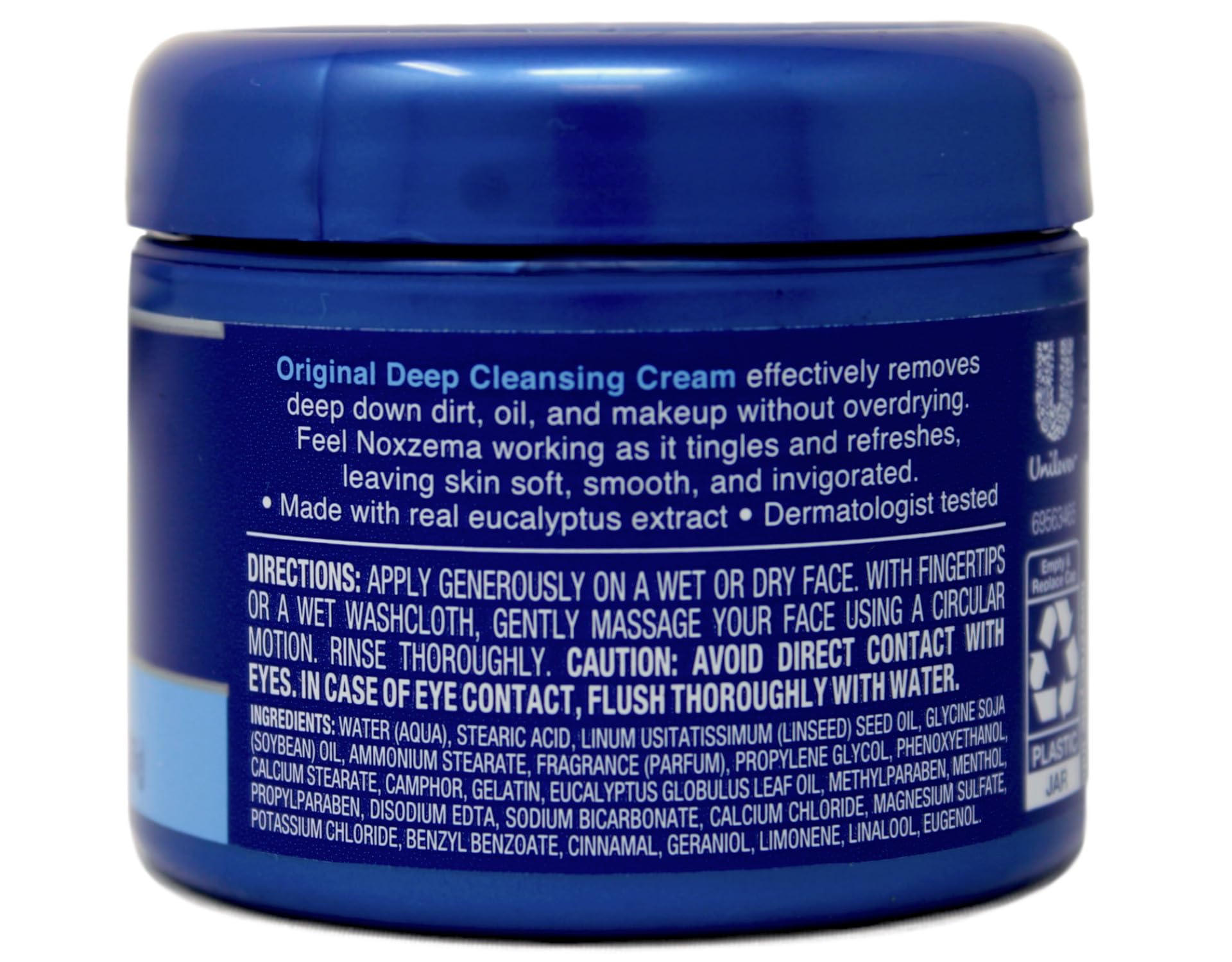 Noxzema Cleansing Cream White 2 Oz packaging
