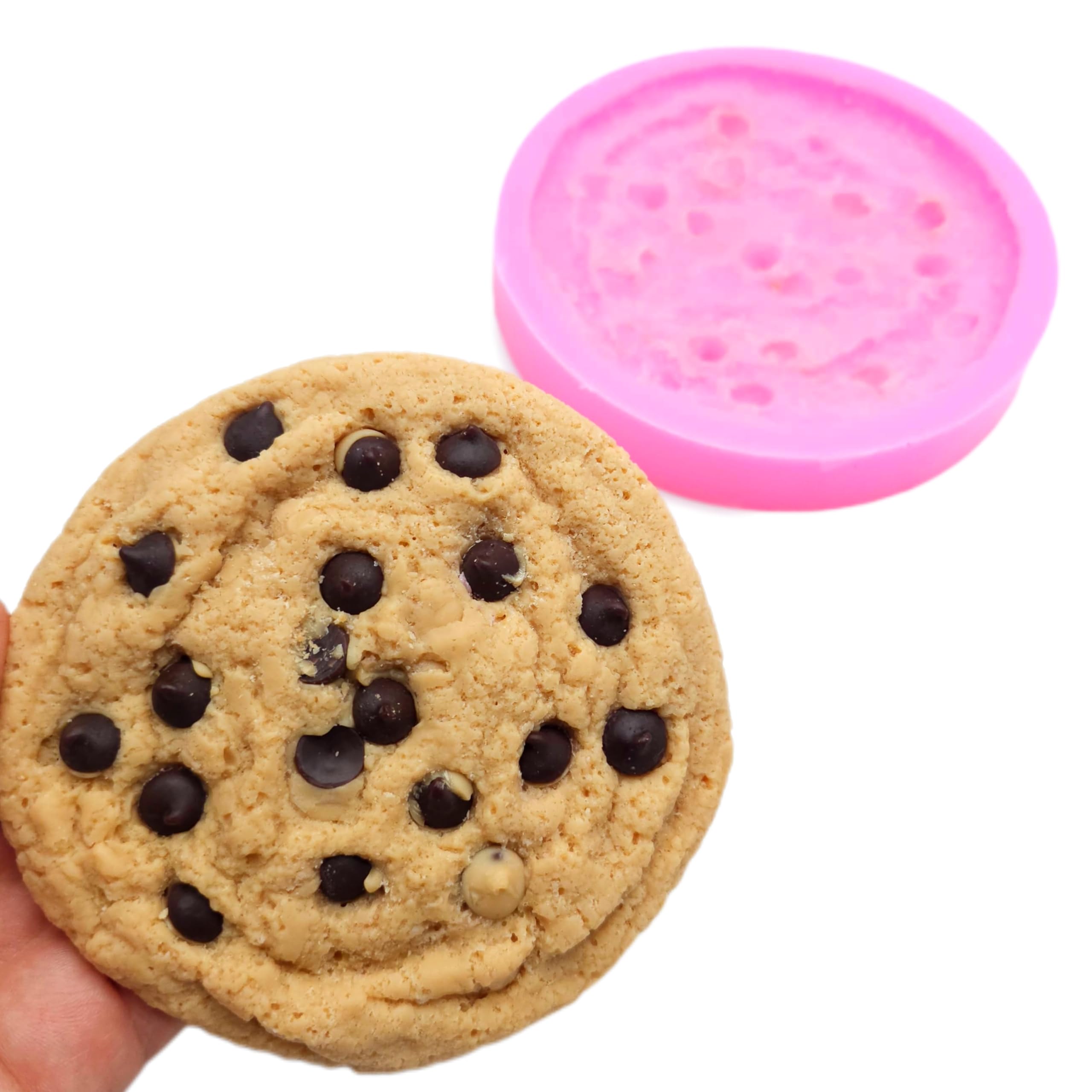 NS016 chocolate chip cookie mold front view