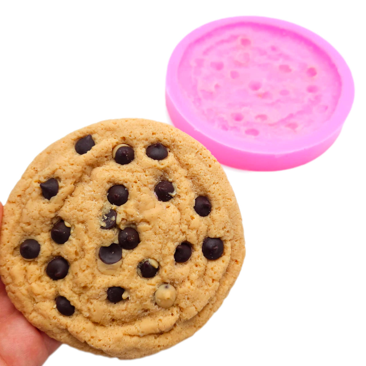 NS016 chocolate chip cookie mold front view