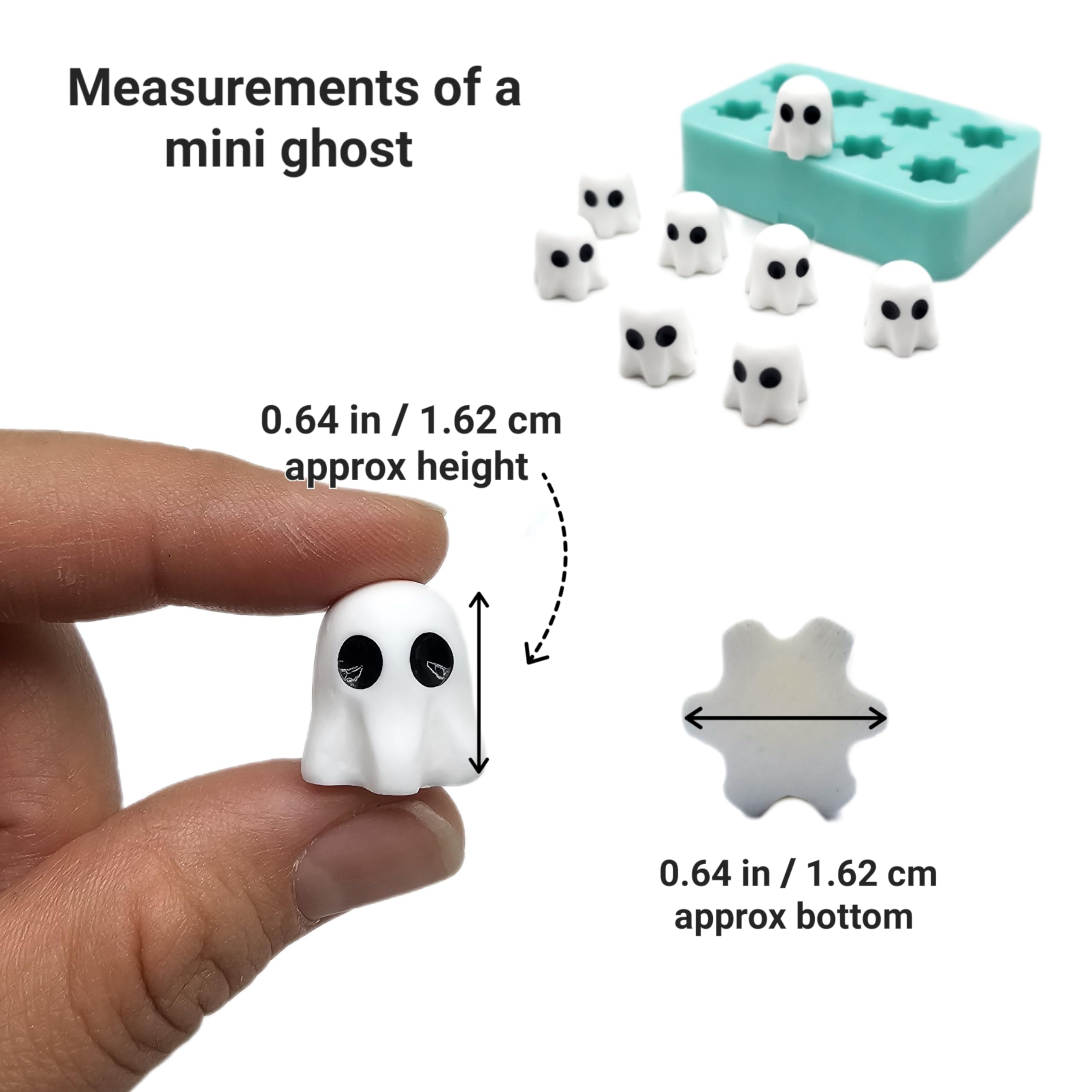 NS088 miniature ghost mold used for plaster art and clay modeling