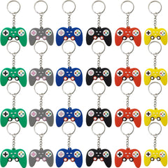 NSBELL 24PCS video game controller keychains six colors