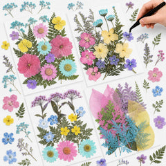 Nuanchu pastel pressed flowers for resin crafts