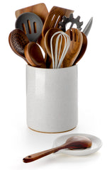 Nucookery utensil holder with spoon rest 6.4 inch
