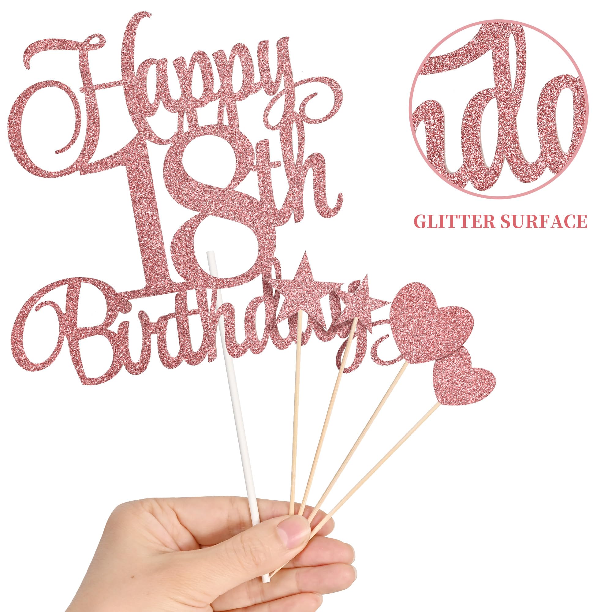 Numeral candles and cake toppers total length about 11.5 cm