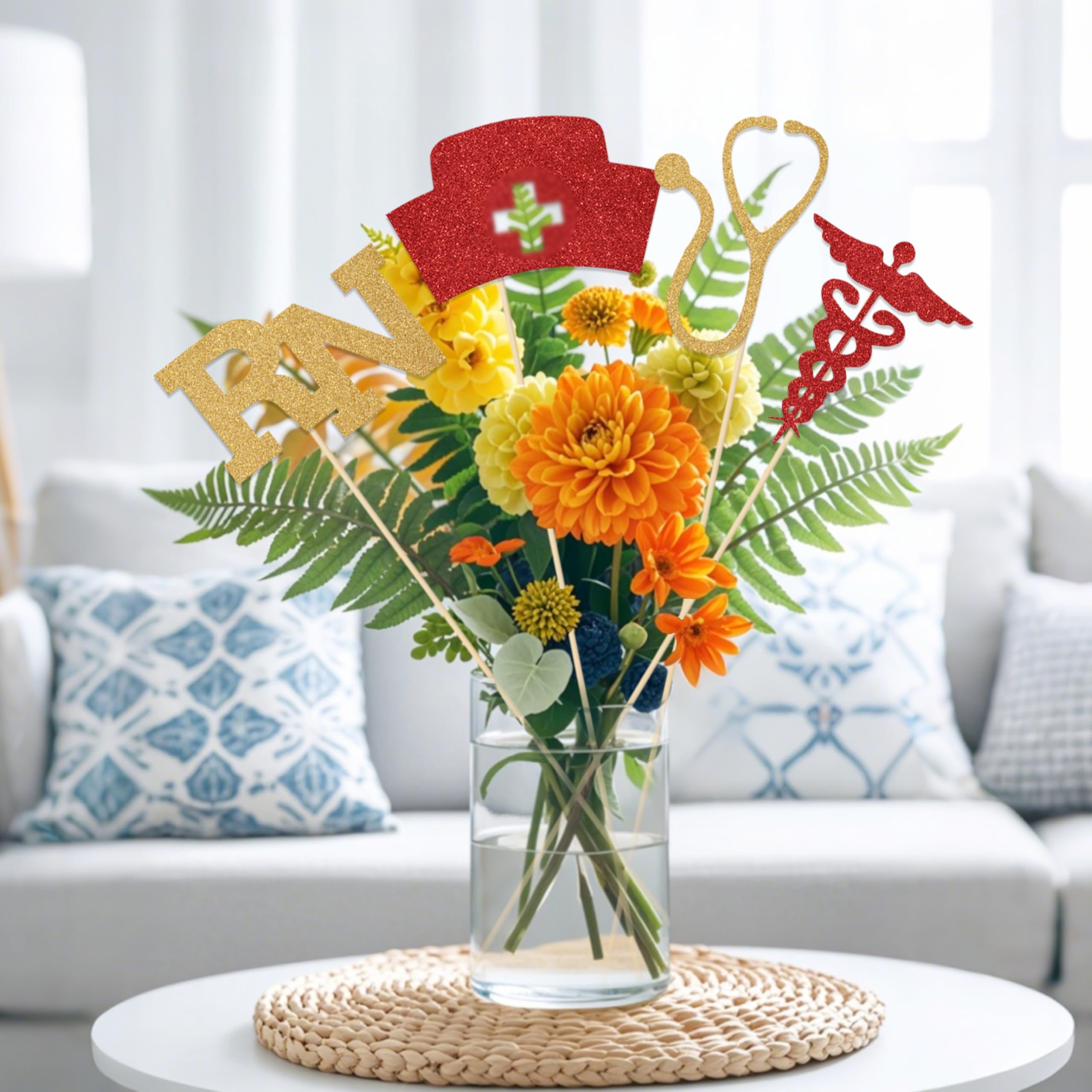 Nurse graduation party decor by Four Ever Sweet Shop display