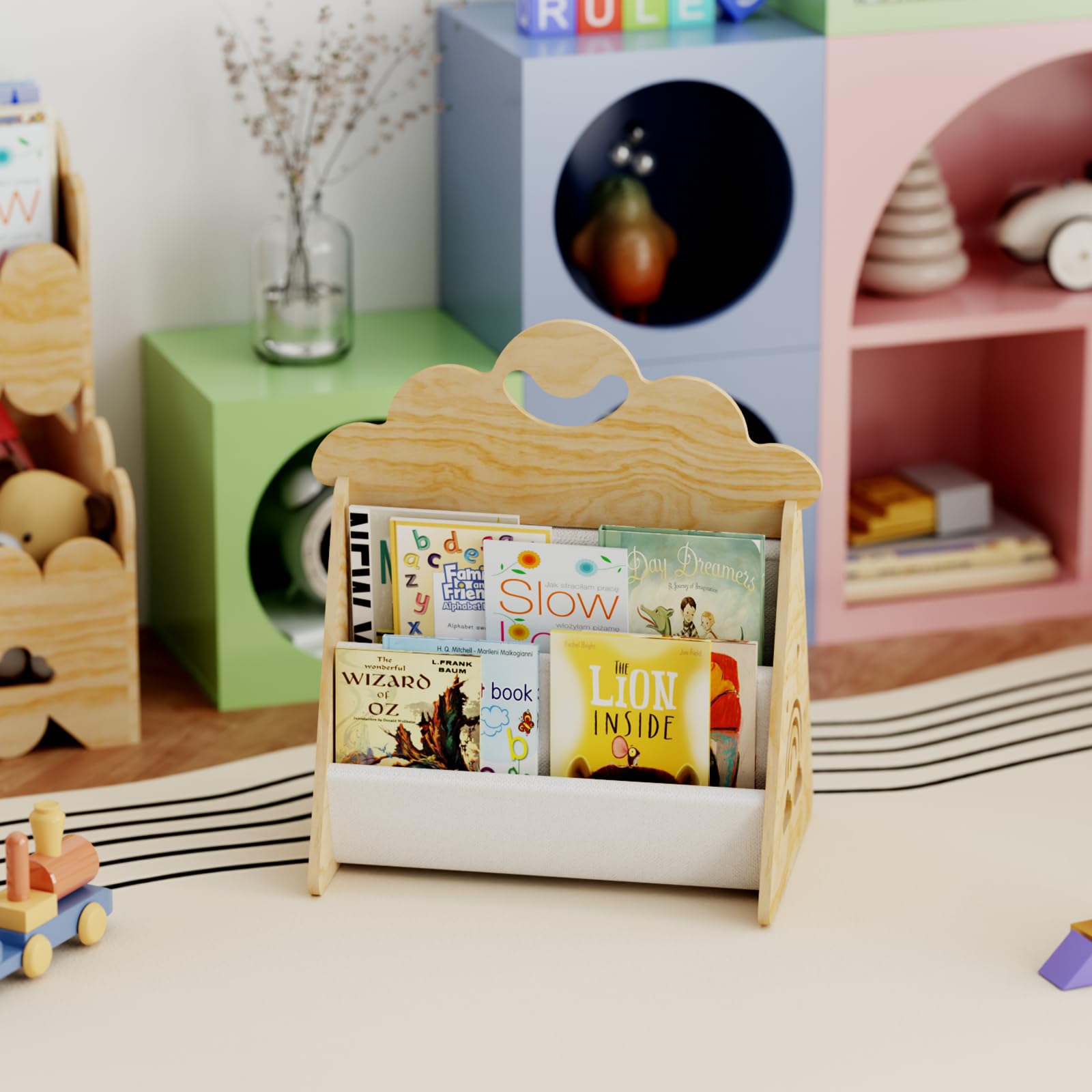 Sturdy base prevents tipping during reading