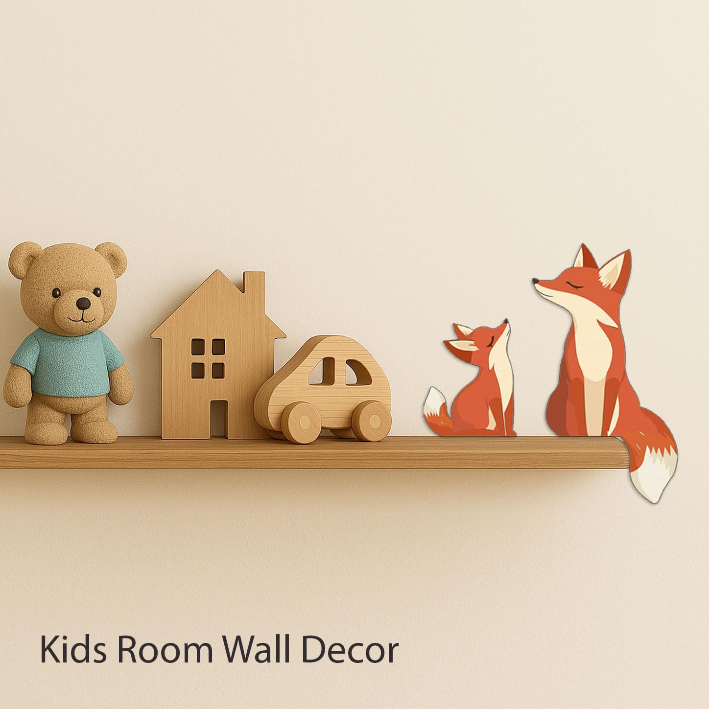 Double-sided fox door topper design for doors