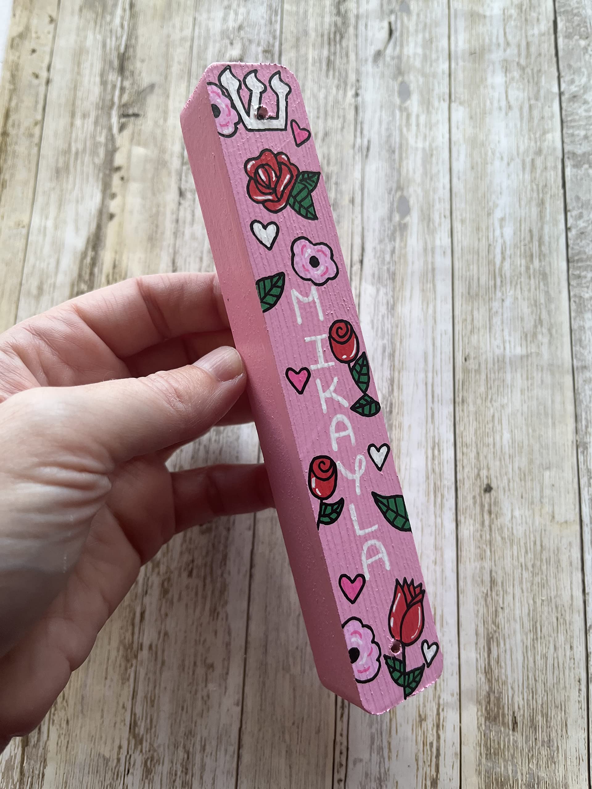 Nursery decor mezuzah gift for baby girl