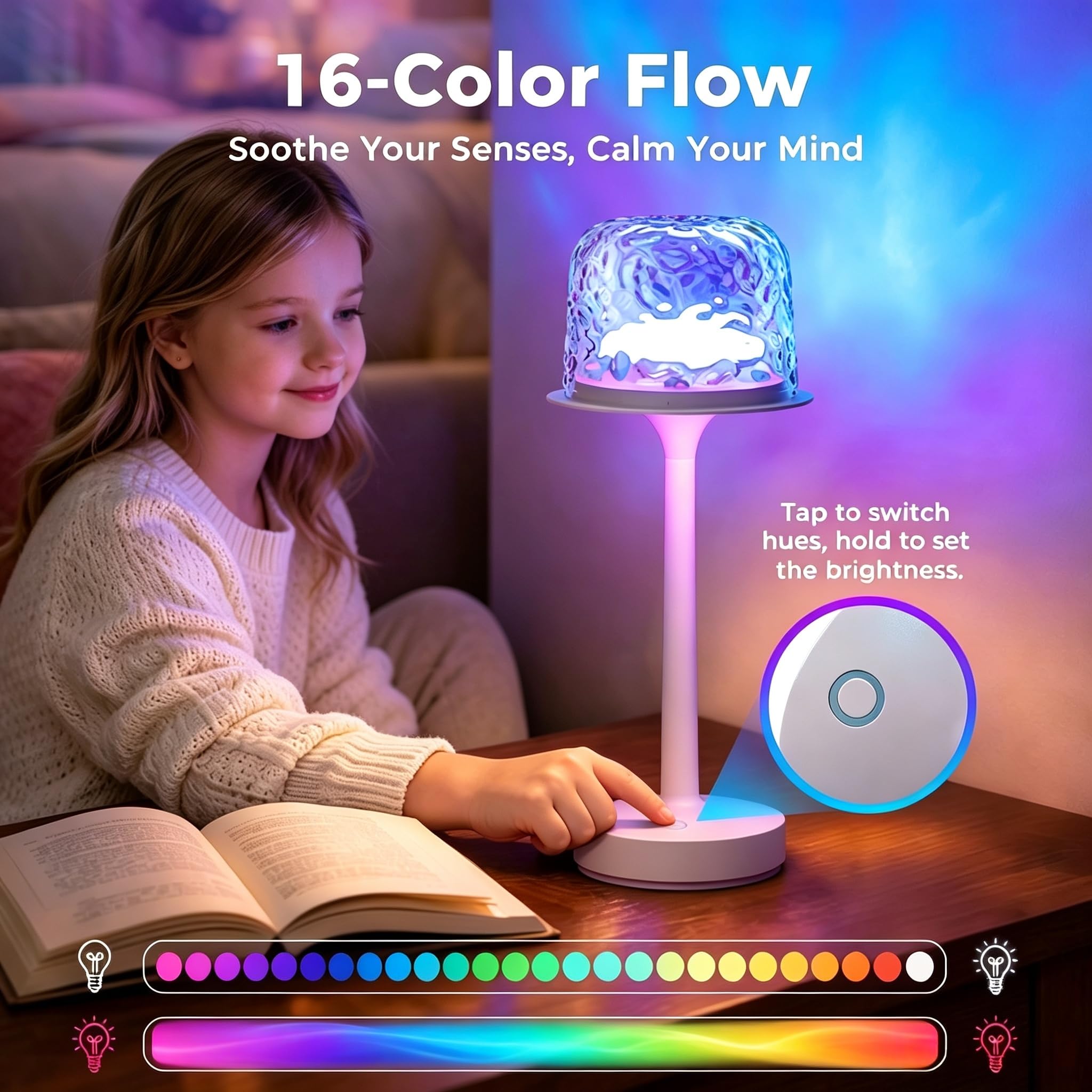 Nursery night light projector suitable for kids room