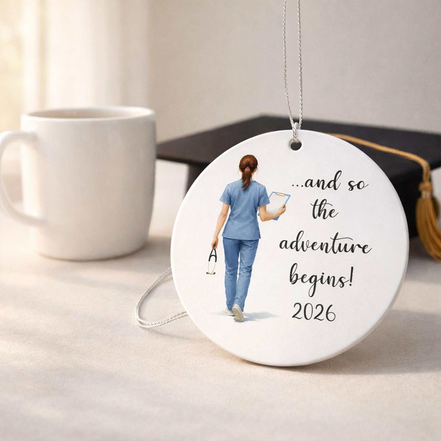 Nursing 2025 Graduation ornament product image