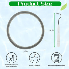 Nutribullet gasket replacement 600W 3-pack