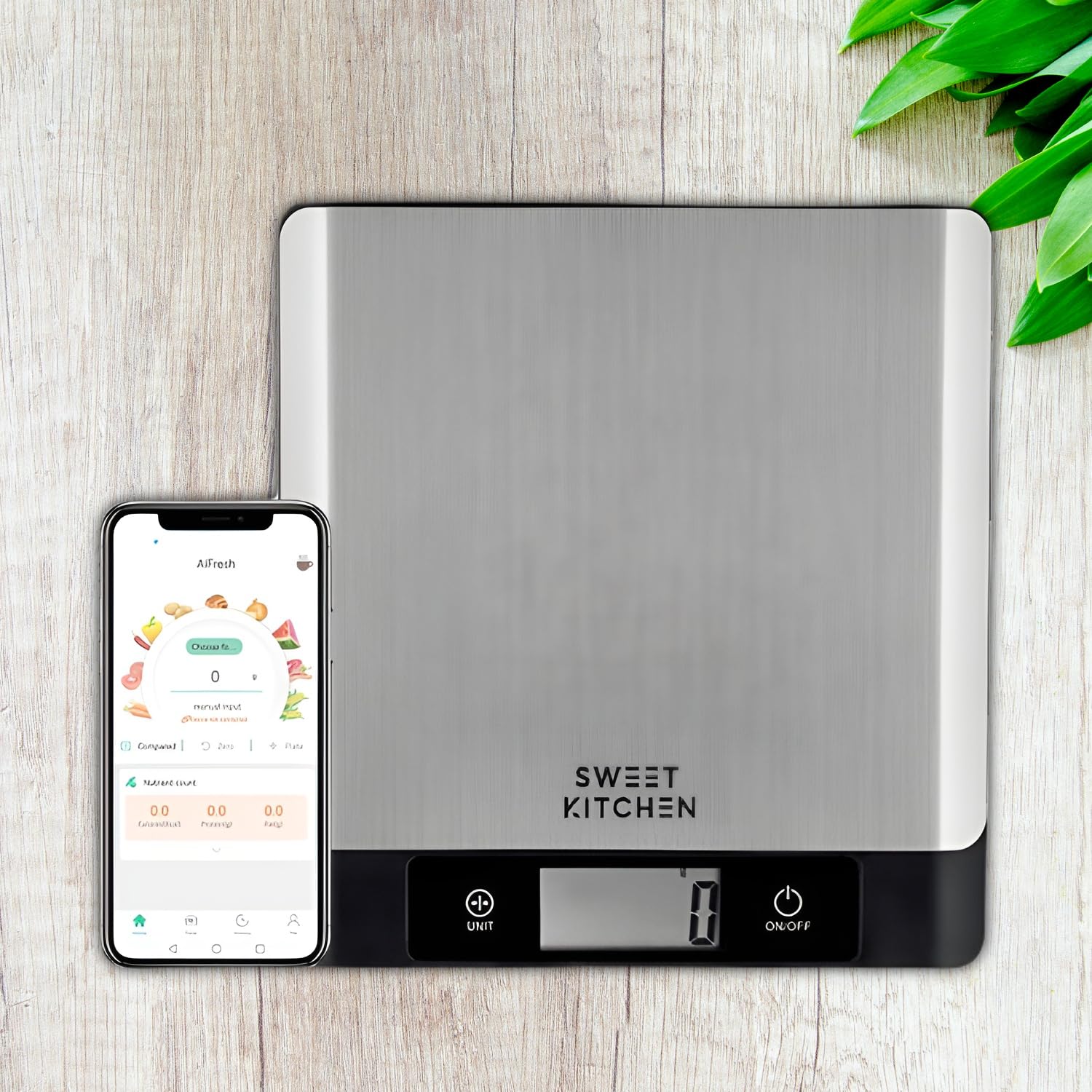 24 nutrient calculator feature on scale interface