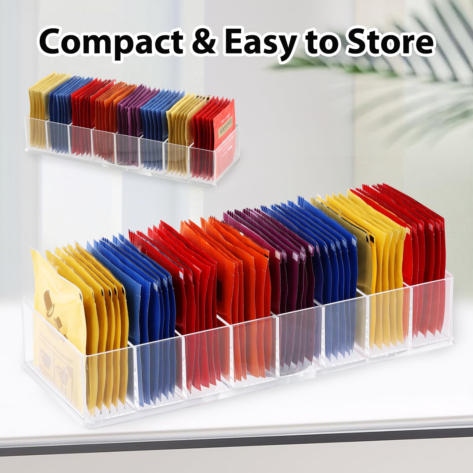 Gift-ready NutroLab tea bag organizer set