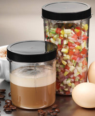 8-ounce canister with leak-proof lid