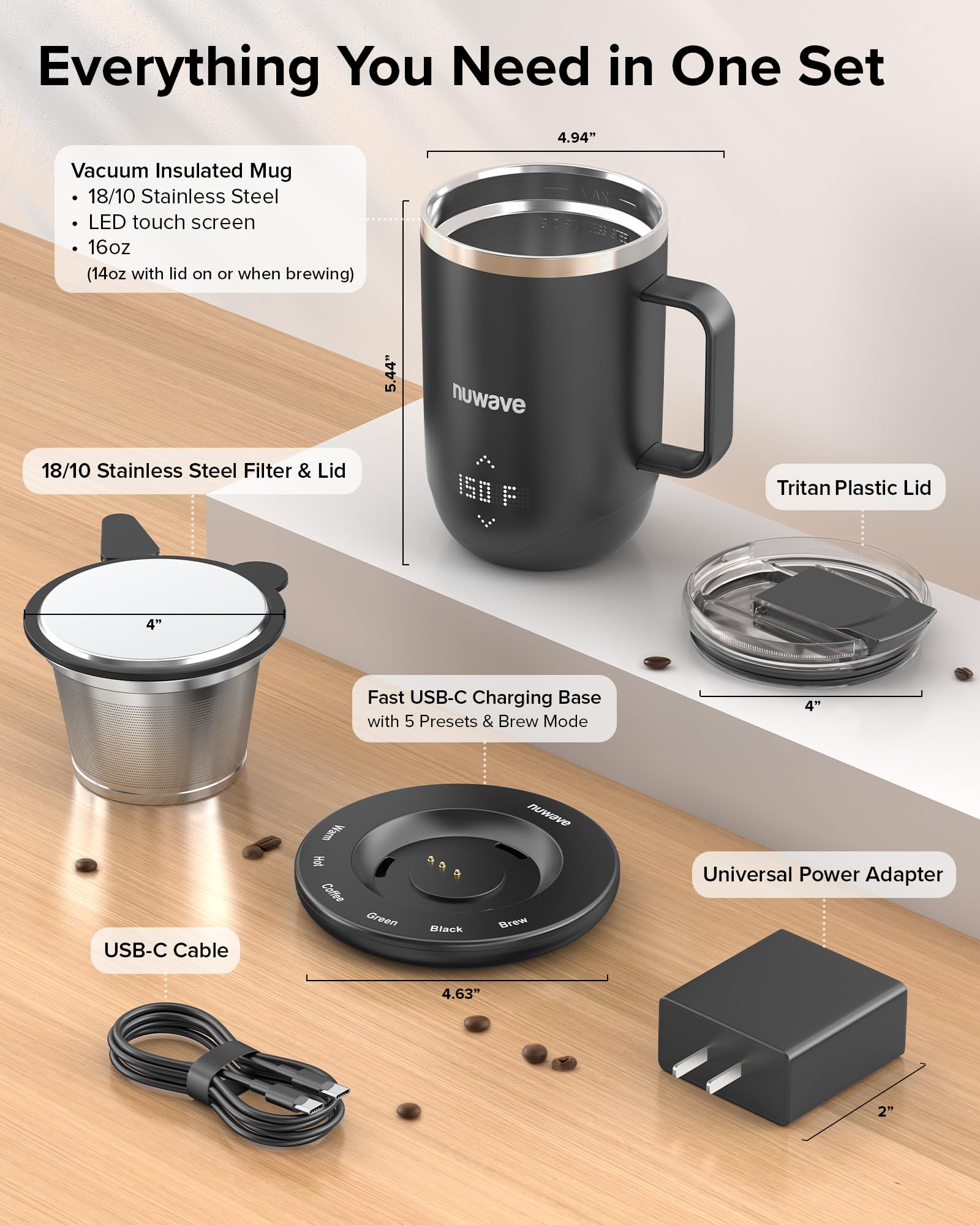 Nuwave base mug 45201bv02