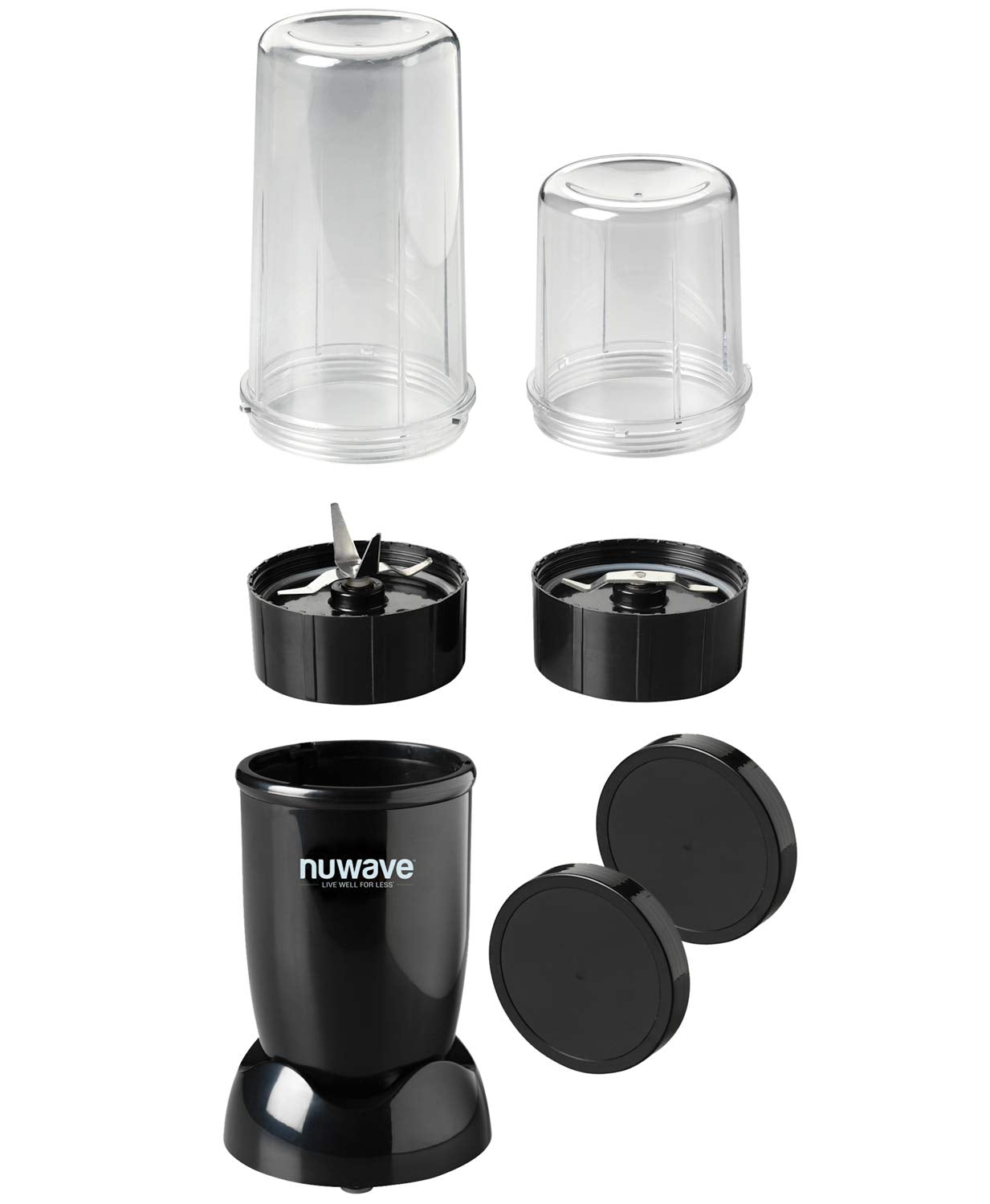 7 piece set includes cross and flat blade canisters