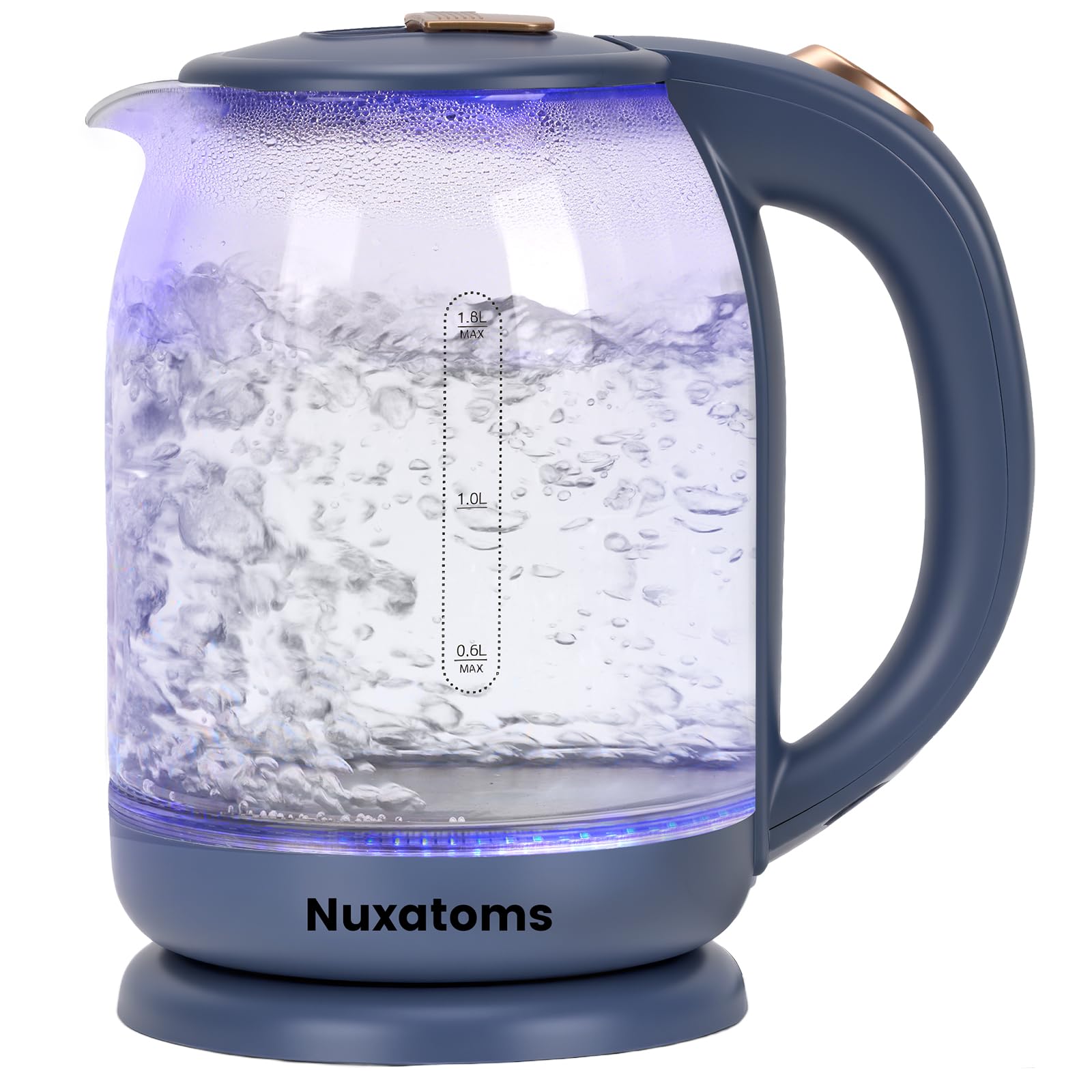 Nuxatoms electric kettle with 304 stainless steel exterior