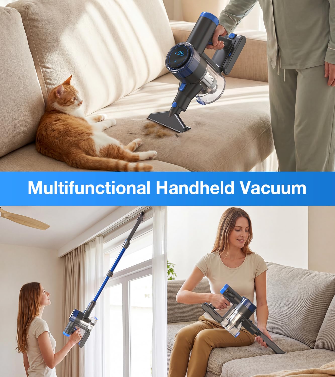 NuYupo pet hair cleaning on carpet