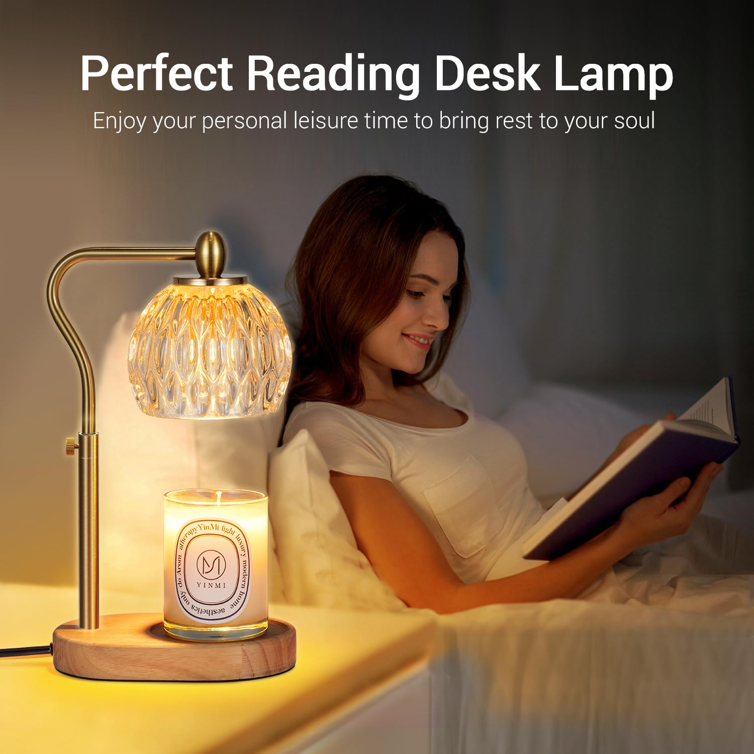 NVRGIUP Candle Warmer Lamp bedside or living room use