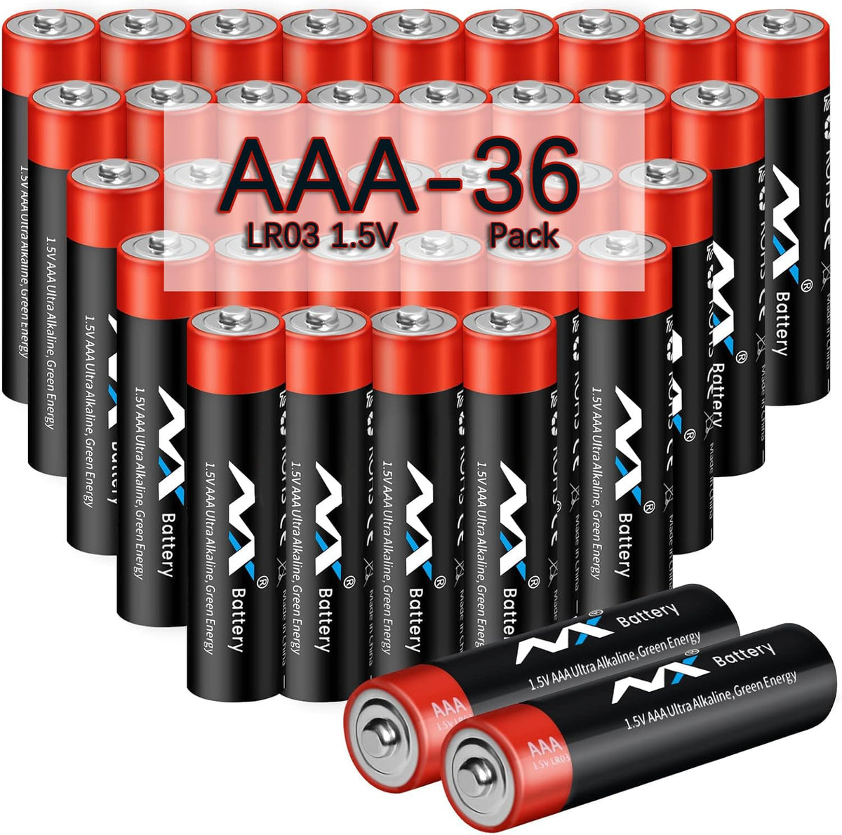 NXbettery AAA Battery standard AAA size for toys and remotes