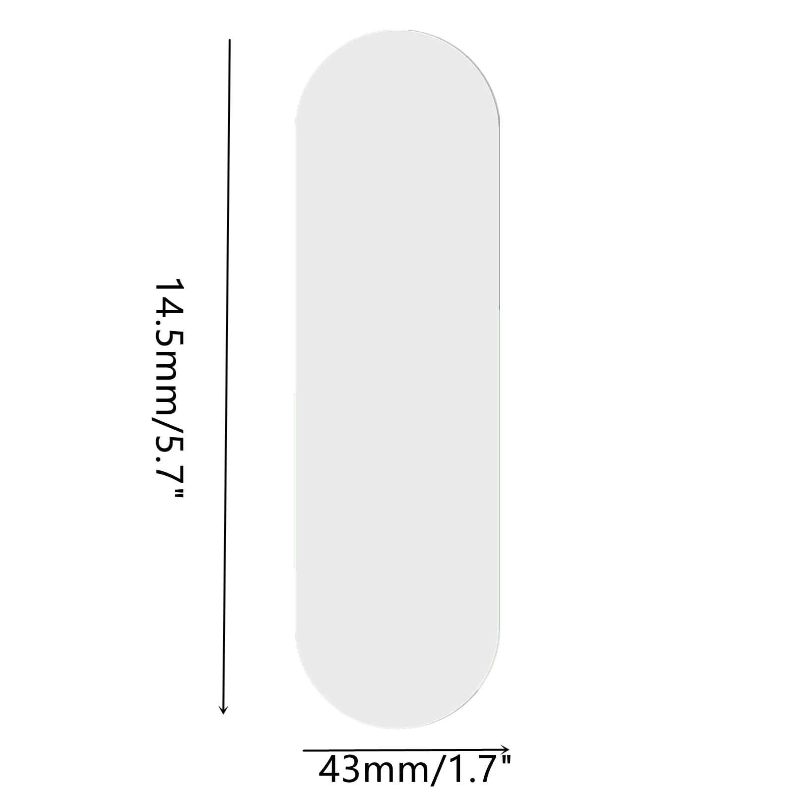 Under cabinet adhesive strip replacement for towel holder