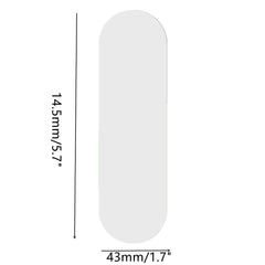 Under cabinet adhesive strip replacement for towel holder
