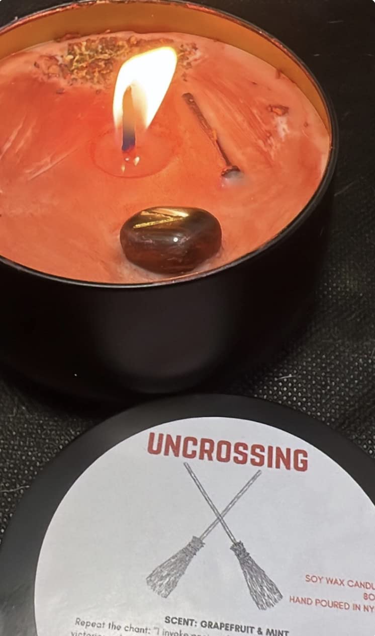 Candle ingredients listing vegan cruelty-free claim