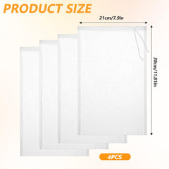 30x20 cm nylon filter bag for juicing and straining