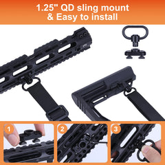 Nylon sling material designed for outdoor use