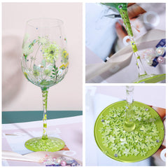 NymphFable personalised gift wine glass ready for gifting