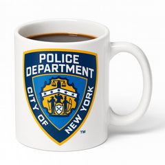 Nypd CCS 11 oz white ceramic mug