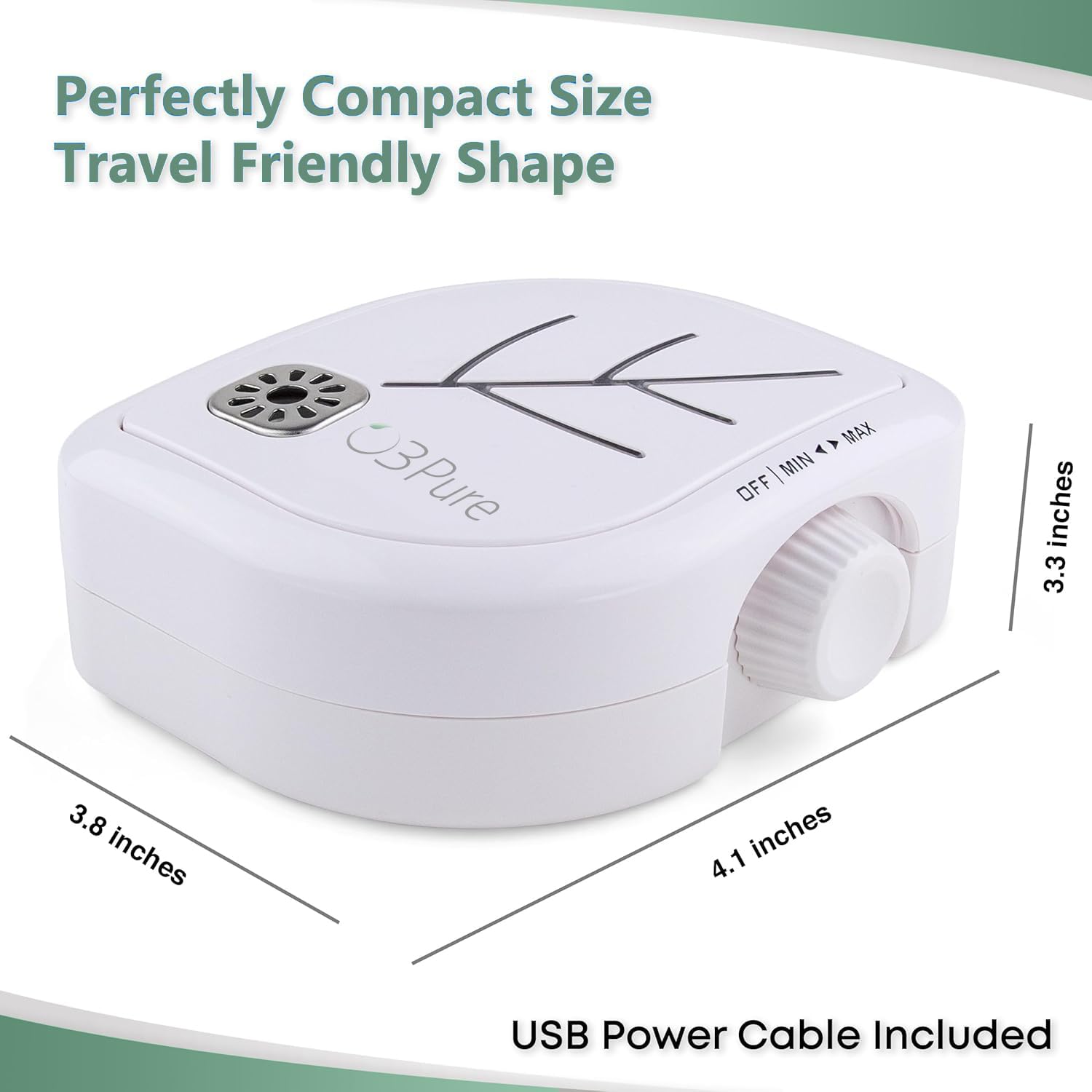 Plug-in ozone purifier no filters needed