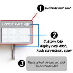Front logo customization area for vehicle brand emblem