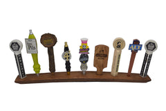Oak whiskey barrel stave beer tap display 35 inches long