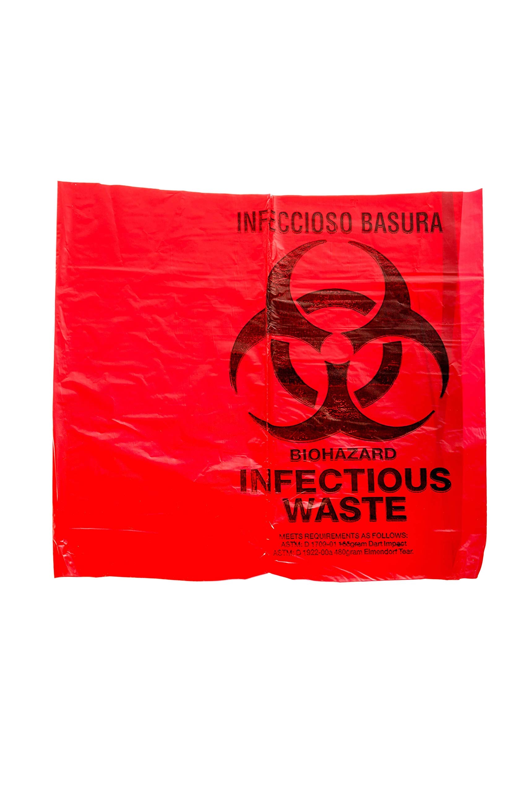 Professional grade Oakridge biohazard bags for healthcare settings