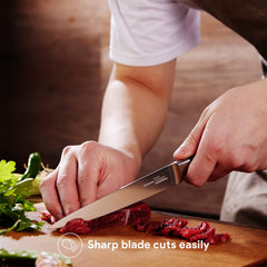 14 cm blade length for precise slicing on OAKSWARE knife