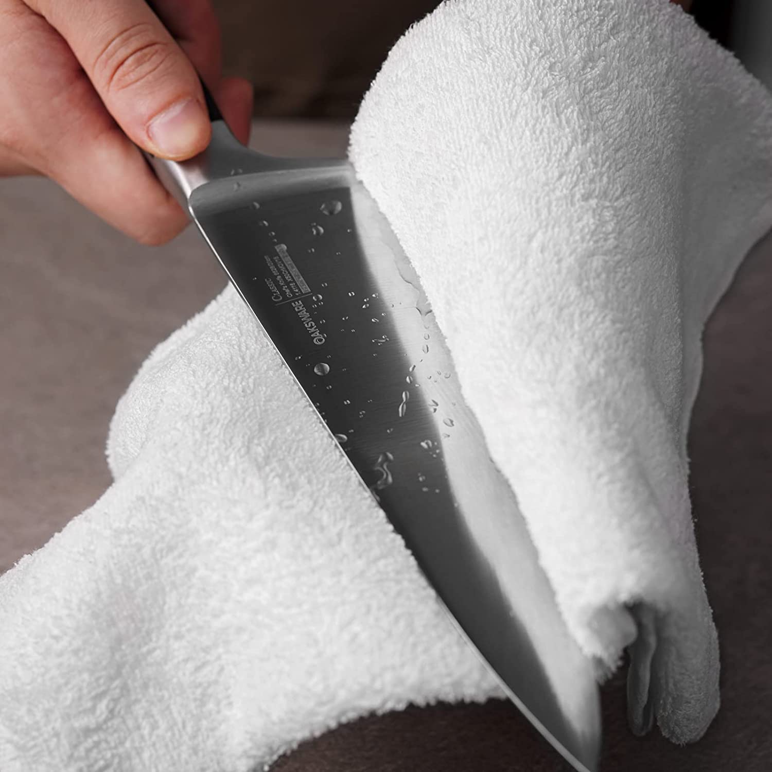 OAKSWARE wear resistant blades closeup