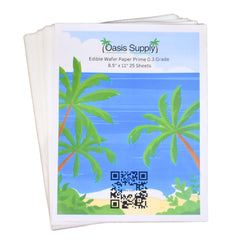 Oasis Supply O-Grade wafer paper 8x11