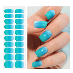 OAUEE semi cured gel nail strips Mermaid Color packaging