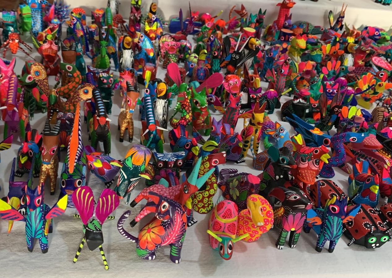 Oaxaca art decor alebrijes sculpture image 5