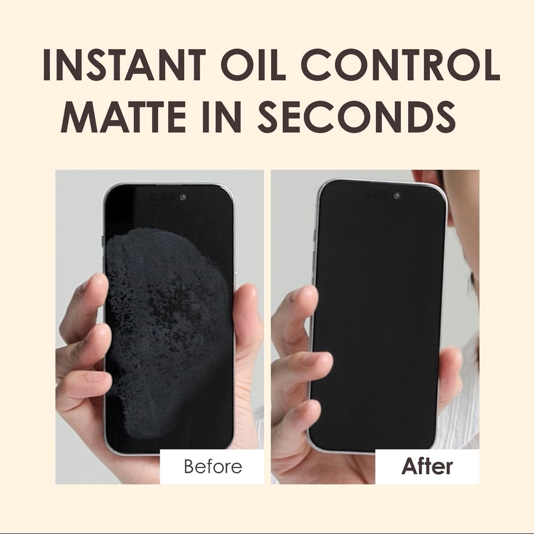 OBgE Oil Control Finisher instant matte finish on skin