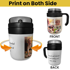 Double wall insulated cup for hot or cold drinks