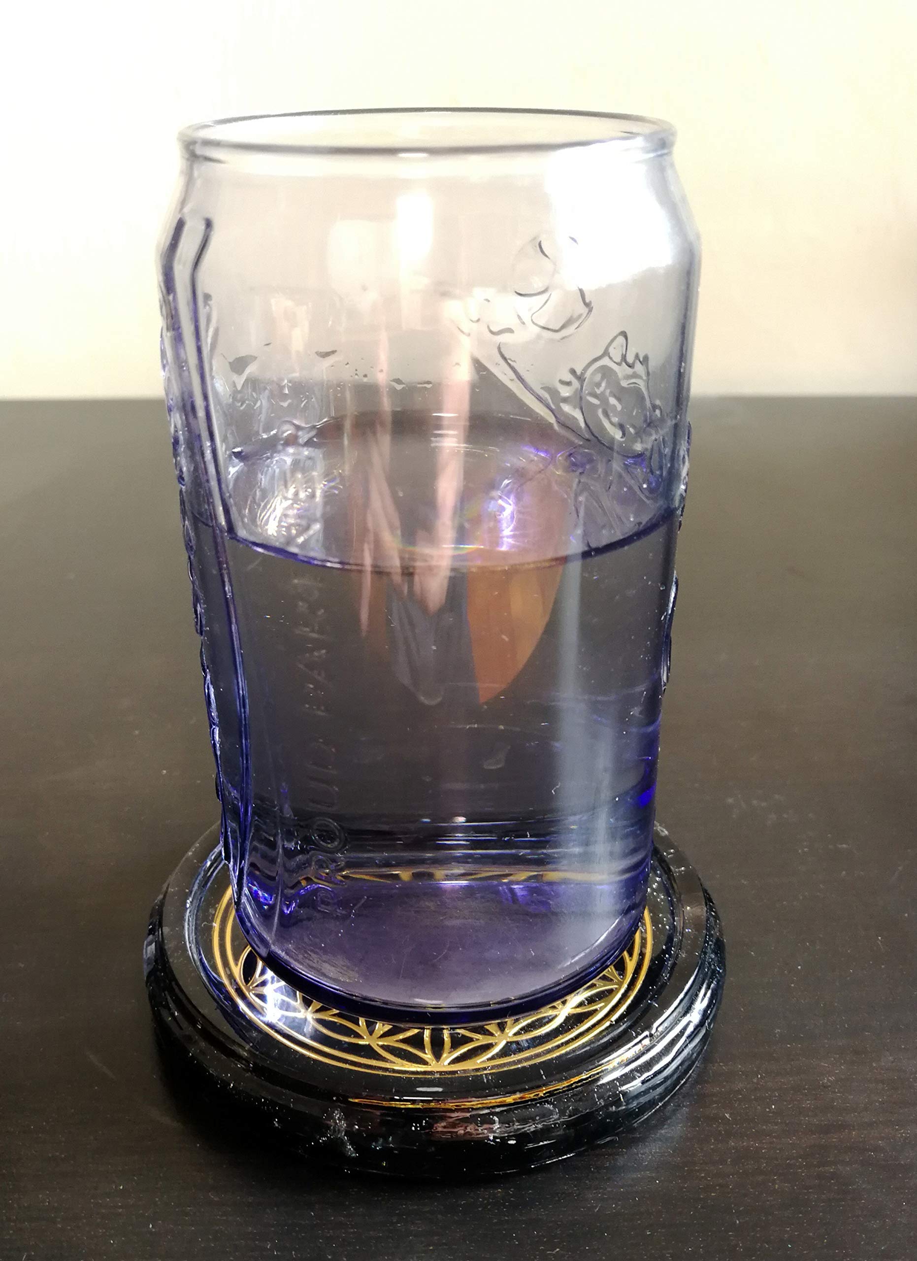 Coaster Raised Edge to Prevent Cups Falling