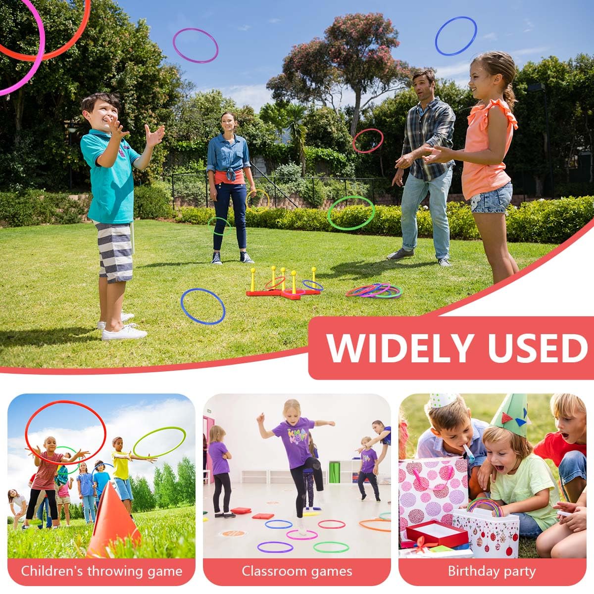 Rings help hand eye coordination and motor skills