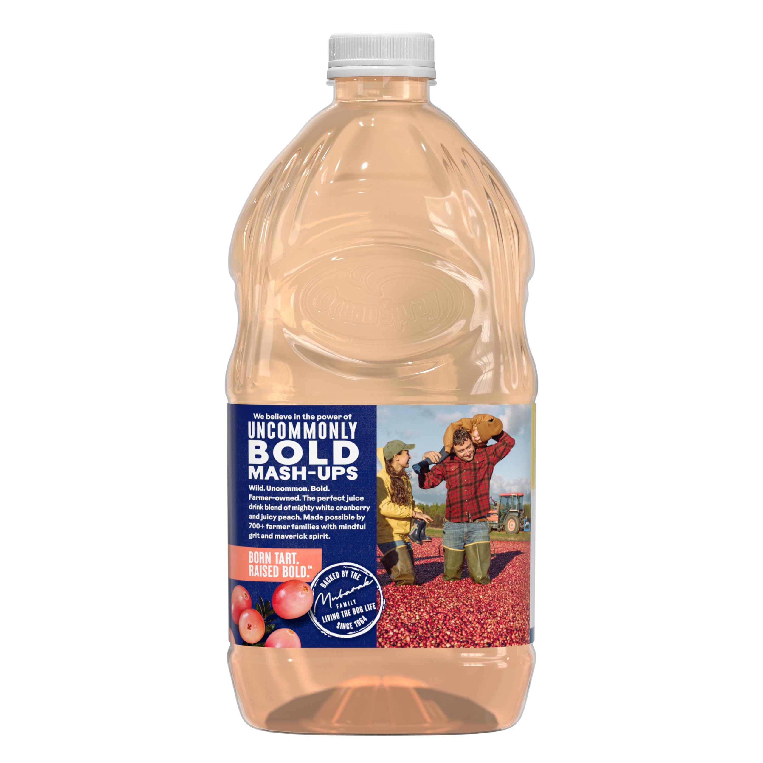 64 oz bottle Ocean Spray White Cran-Peach juice
