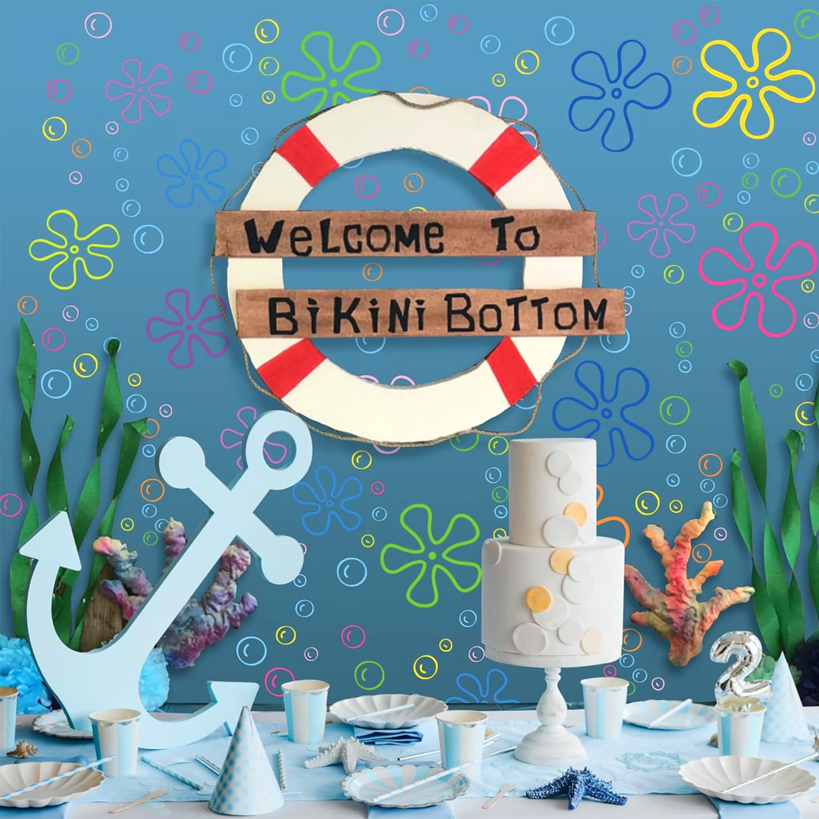 Washable reusable PVC-free wall decals