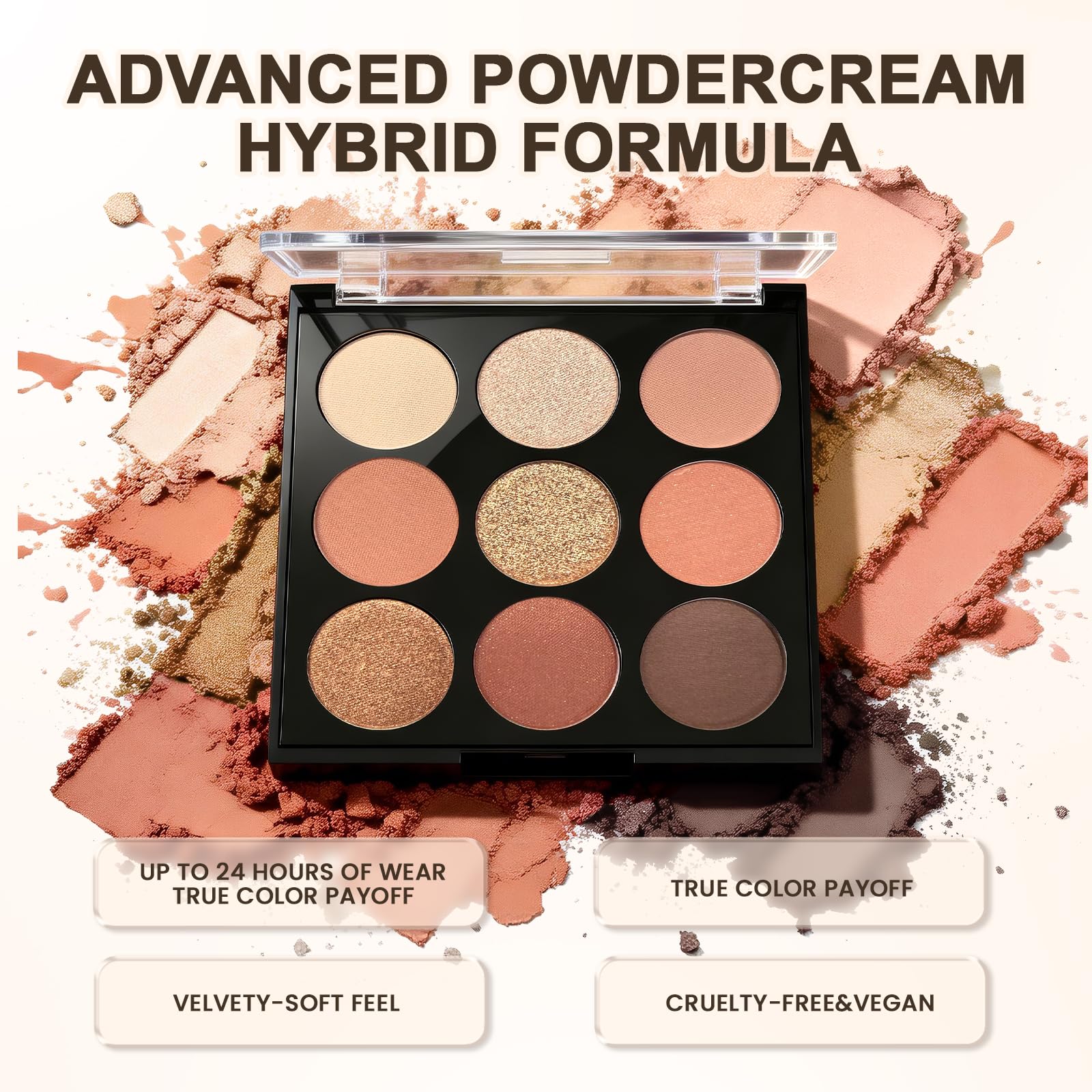 Océane Shadow Palette color pans layout image 5
