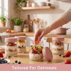 OcePor airtight silicone seal lid on 16 oz jar